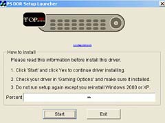 PS DDR (PSX Joy Driver for Windows 2000/XP)