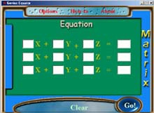 โปรแกรม แก้สมการหลายตัวแปร (Genius Equator)