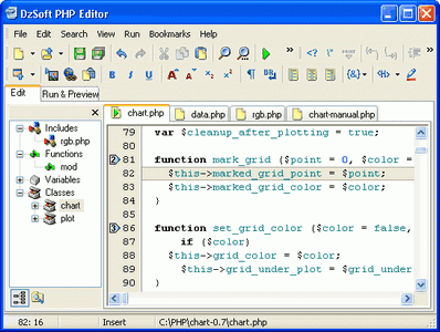 DzSoft PHP Editor (โปรแกรม แก้ไข ไฟล์ PHP อย่างมืออาชีพ !)
