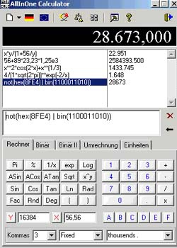 pmaCalc (โปรแกรม เครื่อง คิดเลข คำนวณ ทางวิทยาศาสตร์)