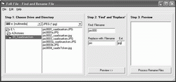FnR (Find and Replace: Filename, Text Content)