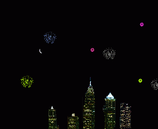 4th of July Fireworks Show Screen Saver