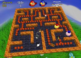 3D Pacman (เกมส์ Pacman 3 มิติ)