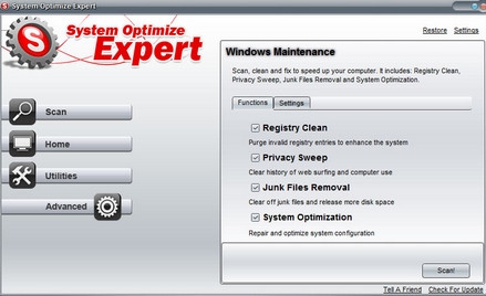 System Optimize Expert (โปรแกรม ปรับแต่งเครื่องให้เร็วและแรง ไม่ส่งผลกระทบใดๆ กับเครื่อง)