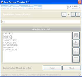 Fast Secure (โปรแกรม จำกัดโปรแกรมที่สามารถ ใช้งานได้บน MS.Windows)