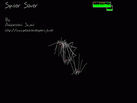 SpiderSaver (แมงมุม รักษาหน้าจอ)