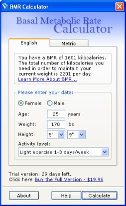 BMR Calculator (Basal Metabolic Rate Calculator)