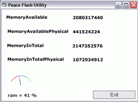 โปรแกรม เสริมความสามารถ กำจัดข้อด้อย ของแฟลช (Peace Flash Utility)