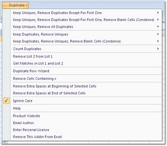 Excel Unique & Duplicate Data Remover (โปรแกรมค้นหาไฟล์ โปรแกรมจัดเอกสาร สำหรับ Excel)