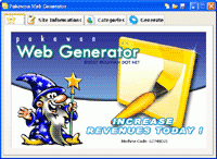Pakawan Web Generator - PWG (โปรแกรม สร้างเว็บไซต์)
