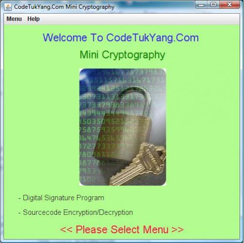 CodeTukyang.Com Mini Cryptography