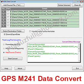 GPS M241 Data Convert