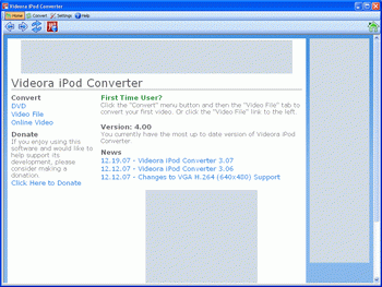 Videora iPod Video Converter (โปรแกรมช่วย แปลงไฟล์วิดีโอไว้ดูบน iPod , iPhone)