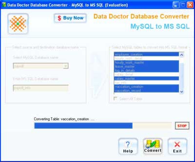 MySQL To Microsoft SQL (โปรแกรม แปลงไฟล์ ฐานข้อมูลจาก MySQL เป็น MS SQL)