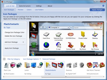 IconPackager (โปรแกรม เปลี่ยน รูปแบบไอคอน บนคอมพิวเตอร์)