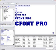 Cfont Pro (โปรแกรม แสดงรูปแบบ ตัวอักษร หรือ Fonts)