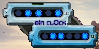 โปรแกรมนาฬิกา Binary Clock