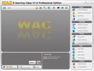 WAC E-Learning Class (สื่อการเรียนการสอน แบบ Multimedia สำหรับห้อง Lab)