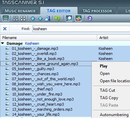 TagScanner 6.1.16 for windows instal