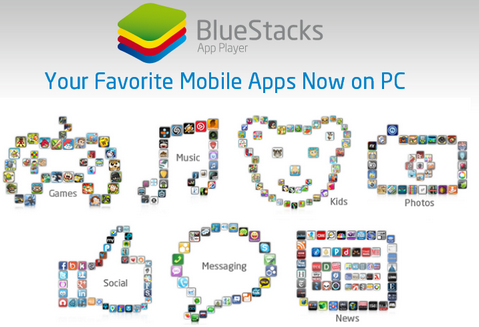 โปรแกรมเปิด App แอนดรอยด์ BlueStacks