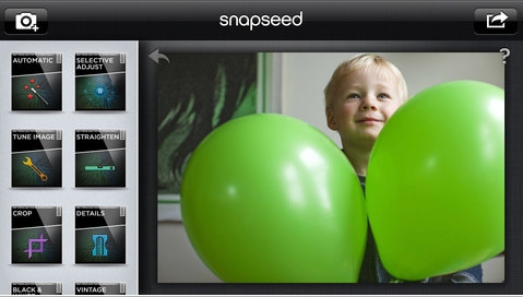 แอปแต่งรูป Snapseed