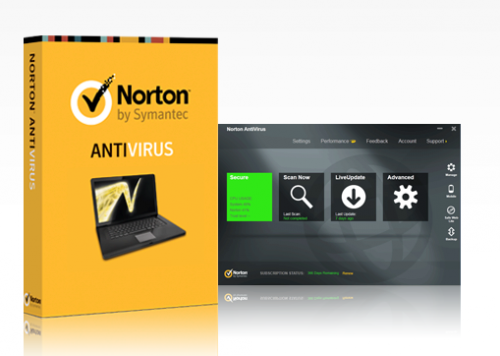 โปรแกรมสแกนไวรัส Norton Antivirus