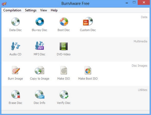 ดาวน์โหลดโปรแกรม BurnAware Free
