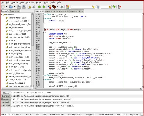 geany php editor