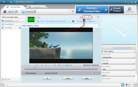 Any Video Converter (โปรแกรม แปลงไฟล์วิดีโอ Free กลับไป กลับมา ได้หลายตระกูล) : 