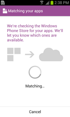 หา App Windows Phone บนแอนดรอยด์