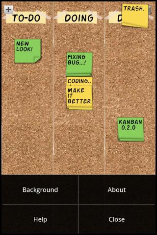 App สิ่งที่ต้องทำ Kanban Board