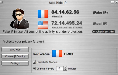 Auto Hide IP โปรแกรมซ่อน IP