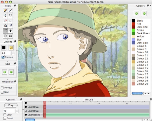 Pencil2D (โปรแกรม Pencil2D ทําอนิเมชั่น 2 มิติ ฟรี) 0.5 ดาวน์โหลดโปรแกรมฟรี