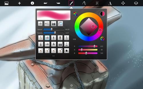how to use sketchbook app on ipad