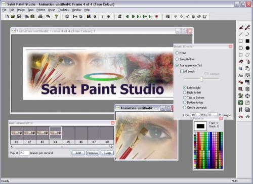 โปรแกรมแต่งรูป Saint Paint Studio