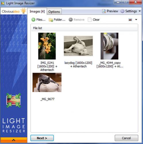 โปรแกรมย่อรูป Light Image Resizer