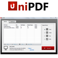 unipdf free pdf to word converter for windows