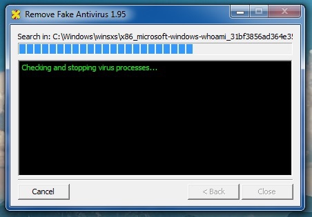 โหลดโปรแกรม Remove Fake Antivirus