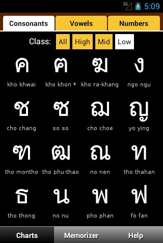 Thai Script App เรียนภาษาไทย