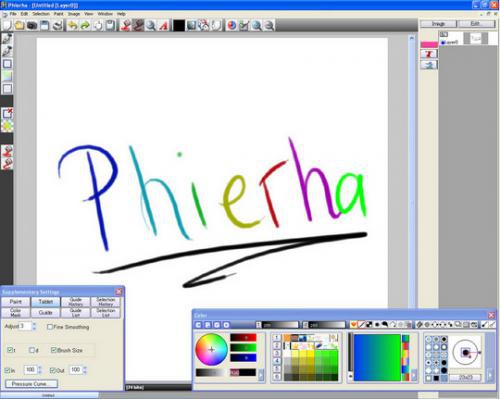 โปรแกรมแต่งรูป วาดรูป Phierha