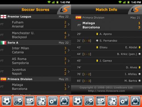 LiveScore (App เช็คผลบอล LiveScore ผลบอลล่าสุด) ดาวน์โหลด ...