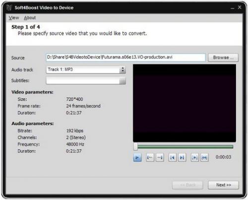 ดาวน์โหลดโปรแกรม Soft4Boost Video to Device