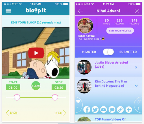 ดาวโหลดแอปฯ ตัดวิดีโอ Bloop it