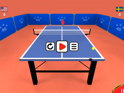 เกมส์ตีปิงปอง Table Tennis 3D