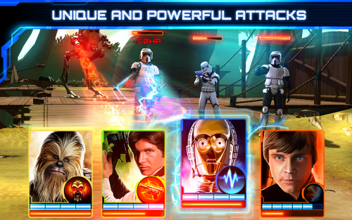 App เกมส์ Star Wars Assault Team