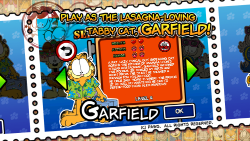 เกมส์ Garfield Defense