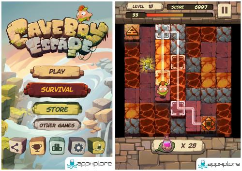 App เกมส์หนี Caveboy Escape