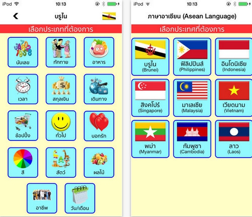 App ภาษาอาเซียน Asean Language AEC