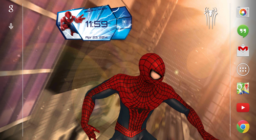 โหลดแอป Amazing SpiderMan 2 Live WP