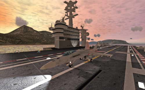 เกมส์จำลองขึ้นลงเครื่องบิน F18 Carrier Landing II
